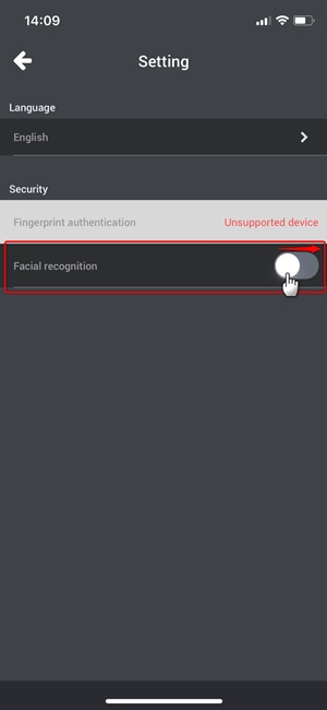 Simple 5 steps to Set Up Facial Recognition Login on 9KING-3