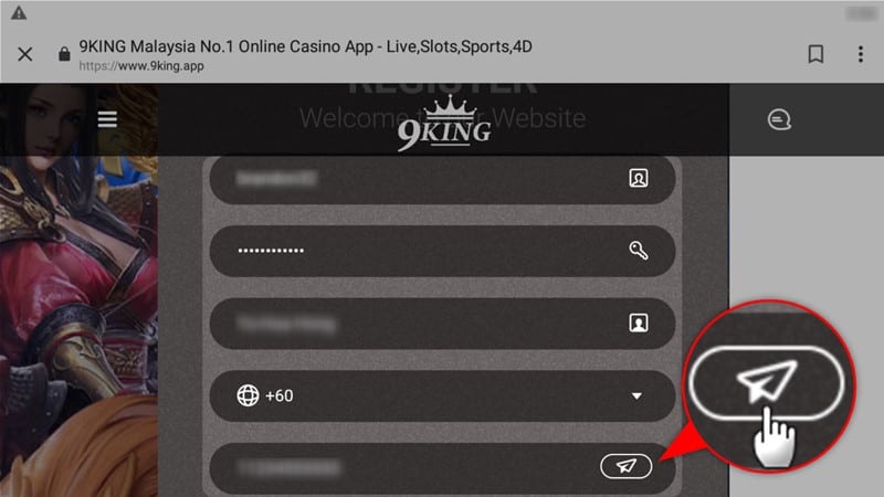 Simple 5 steps to register as a 9KING members for free-4