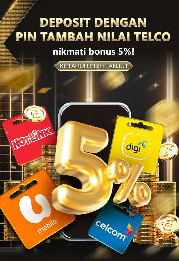 Deposit with Telco Reload Pins, Get 5% Extra Bonus Every Time! 2